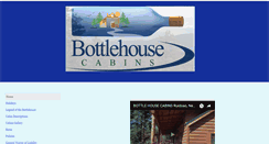 Desktop Screenshot of bottlehousecabins.com